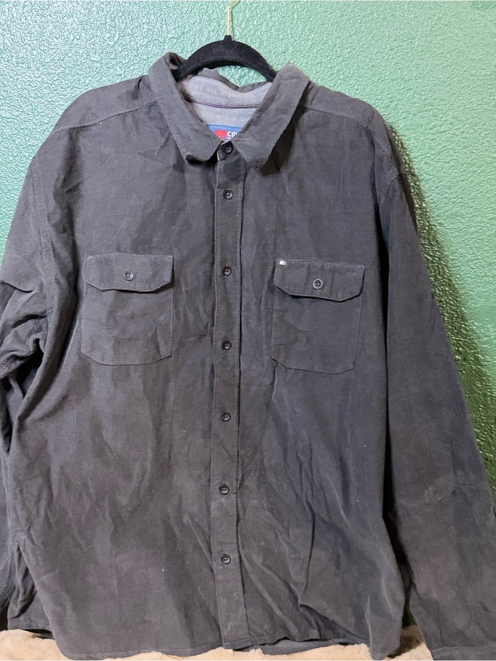 Cova by jantzen Boat parade LS woven shirt